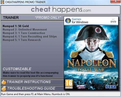 total war napoleon definitive edition trainer|Napoleon Total War V1.0.0/1.3.0 (GM and more) 12.
